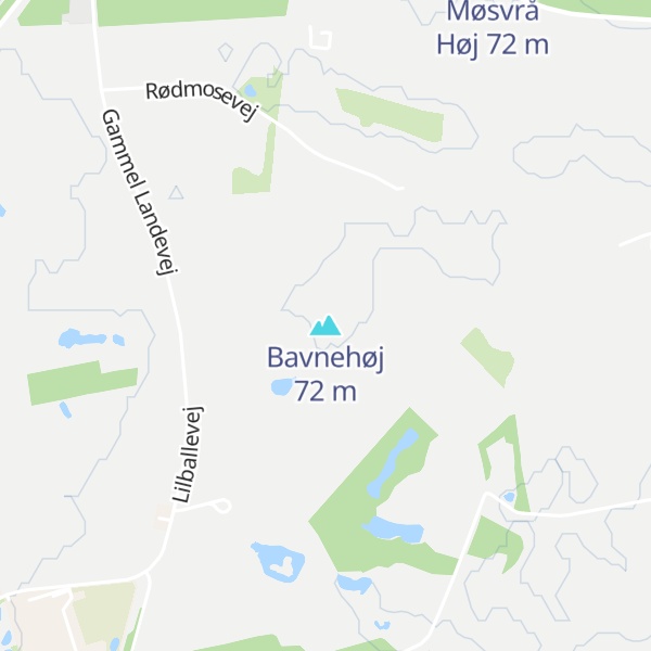 Map of Bavnehøj