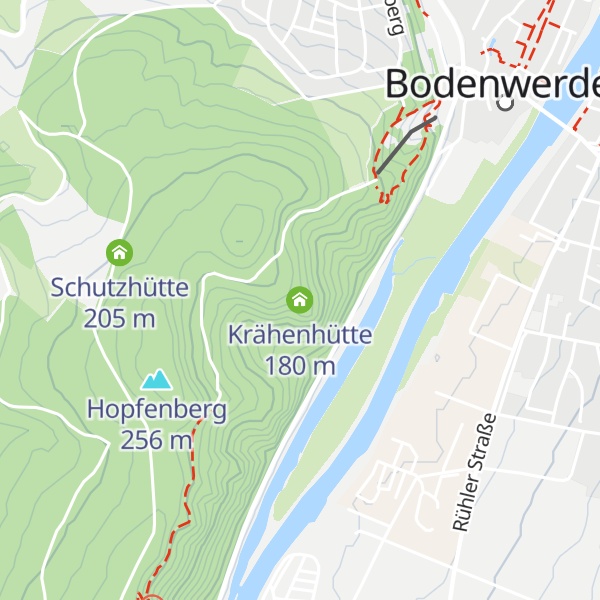 Map of Krähenhütte