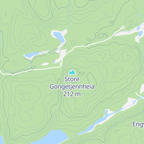 Map of Store Gongetjennheia