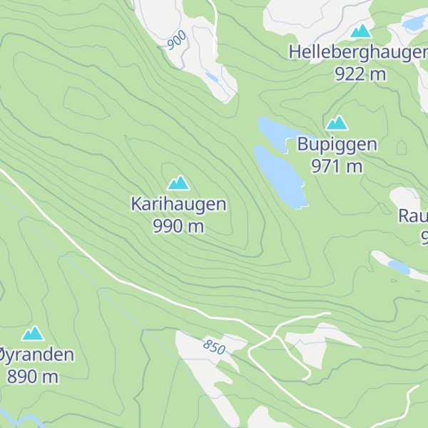 Map of Karibakken