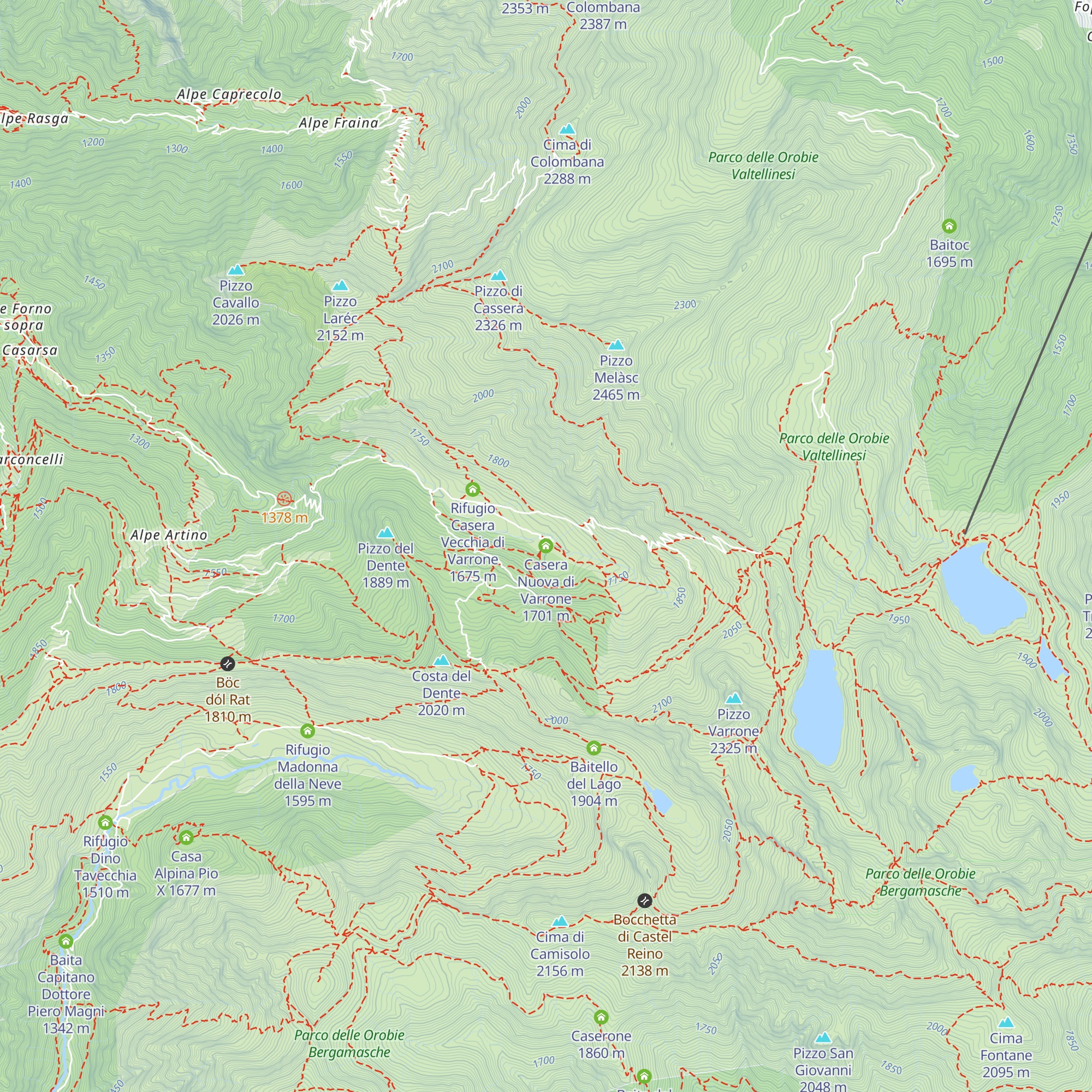 Casera Nuova di Varrone map