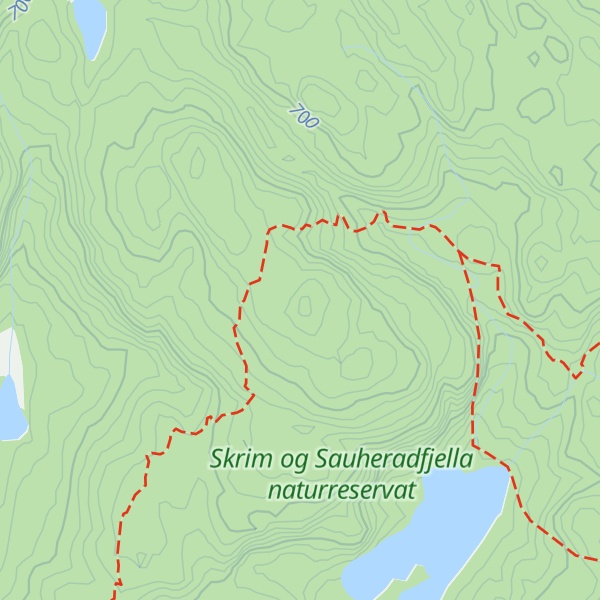 Map of Storefjell