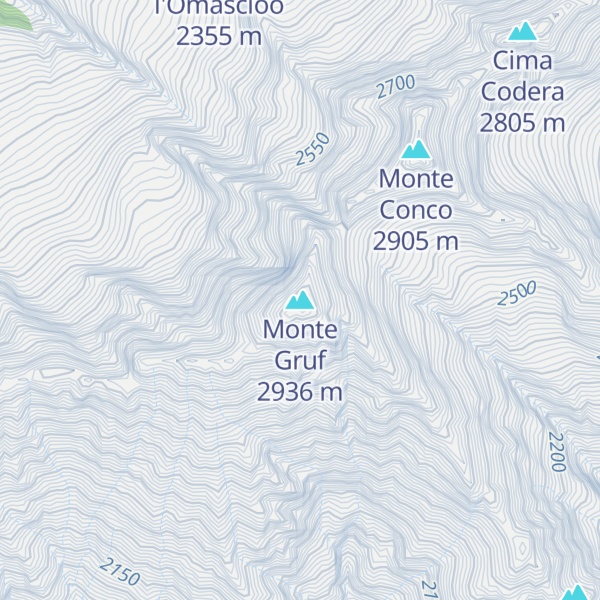 Map of Monte Gruf