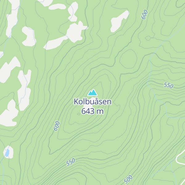 Map of Kolbuåsen