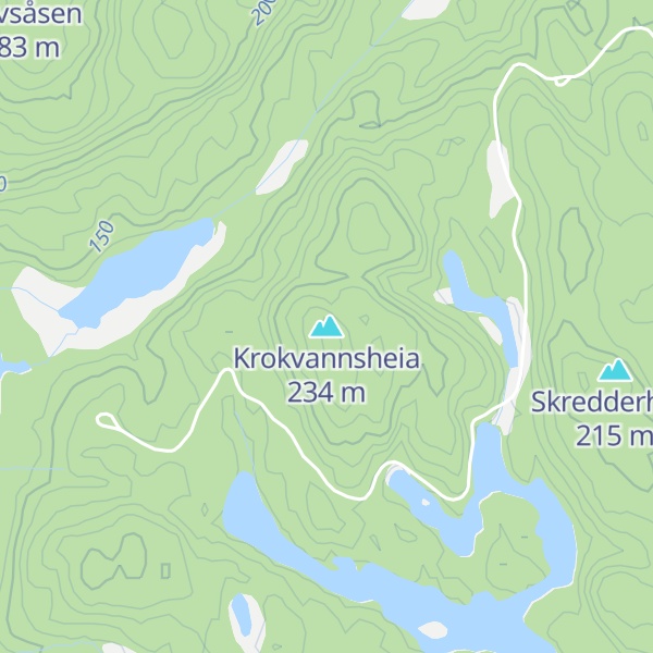 Map of Krokvannsheia