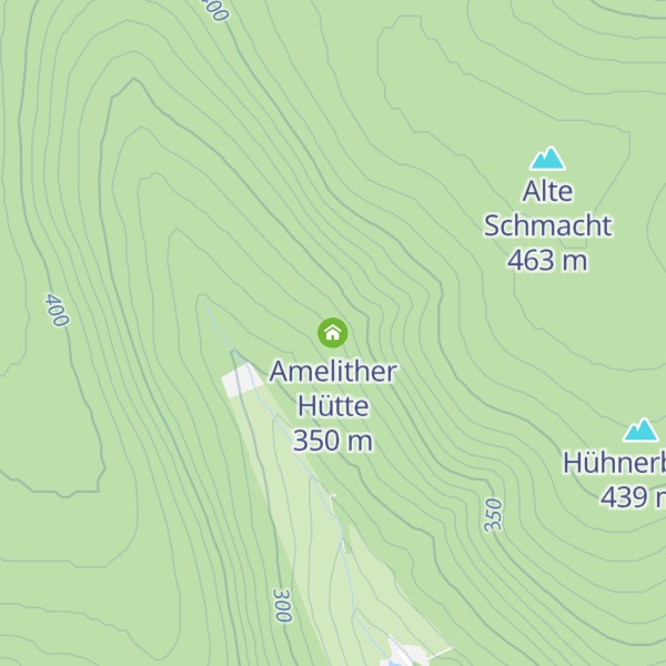 Map of Amelither Hütte