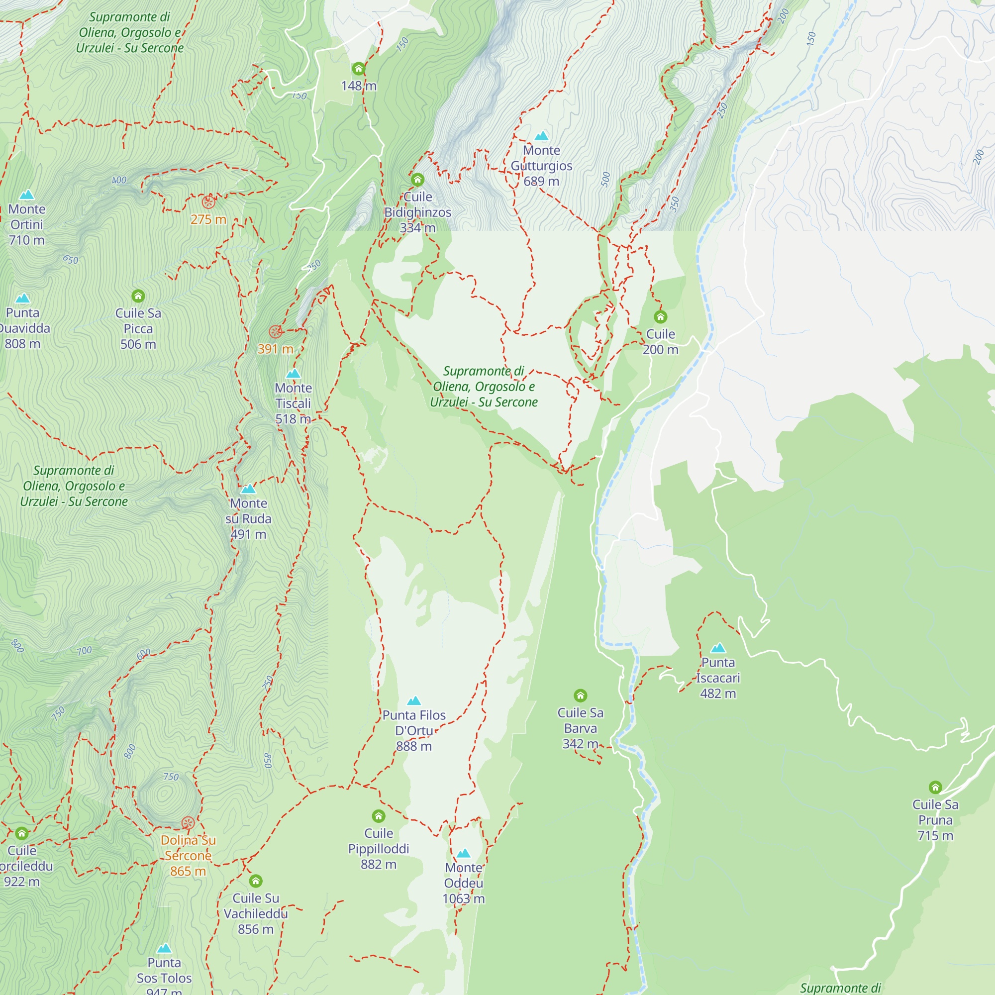 Cuile Cocuttos map