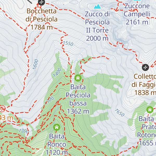 Map of Baita Pesciola bassa