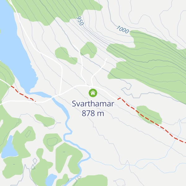 Map of Svarthamar