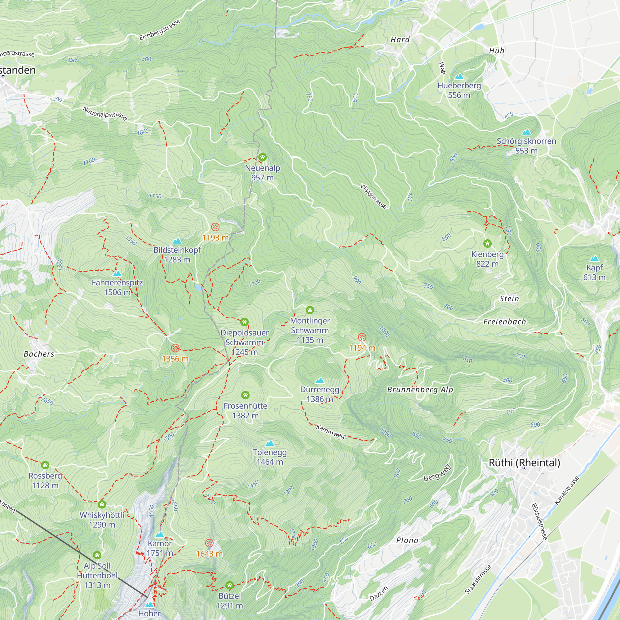 Montlinger Schwamm map