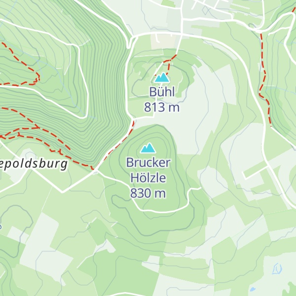 Map of Brucker Hölzle