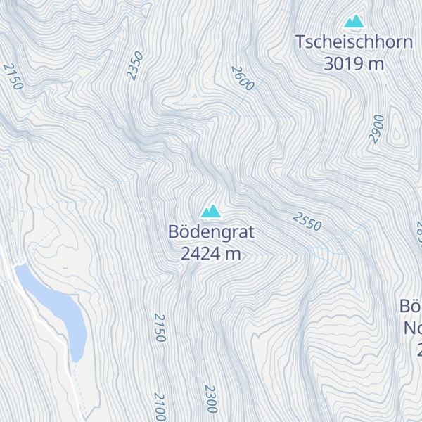 Map of Bödengrat