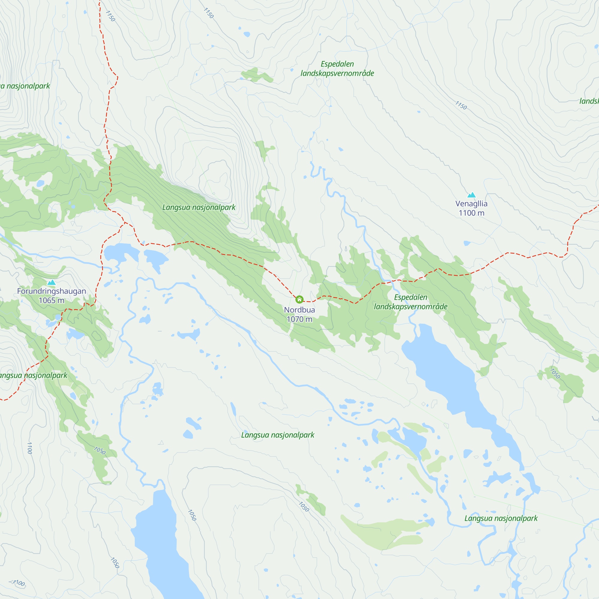 Nordbua map
