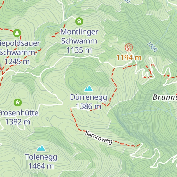 Map of Dürrenegg