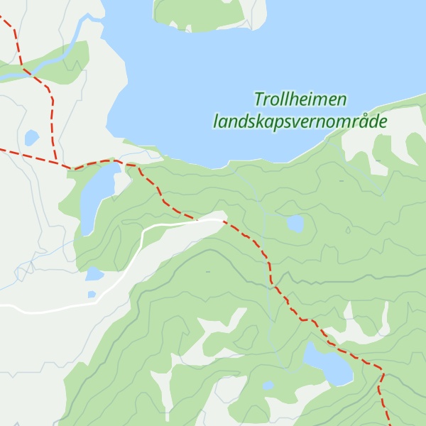 Map of Jøldalshytta