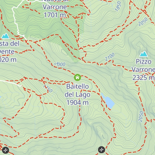 Map of Baitello del Lago