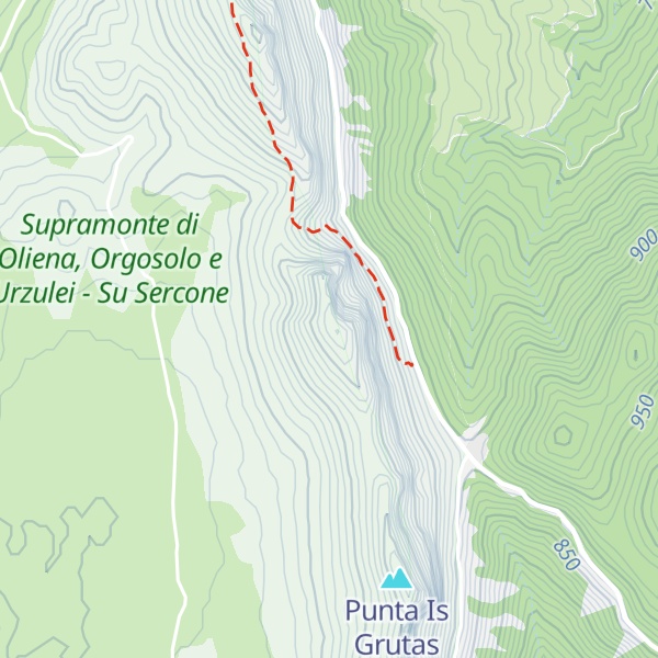 Map of Punta S'Iscala