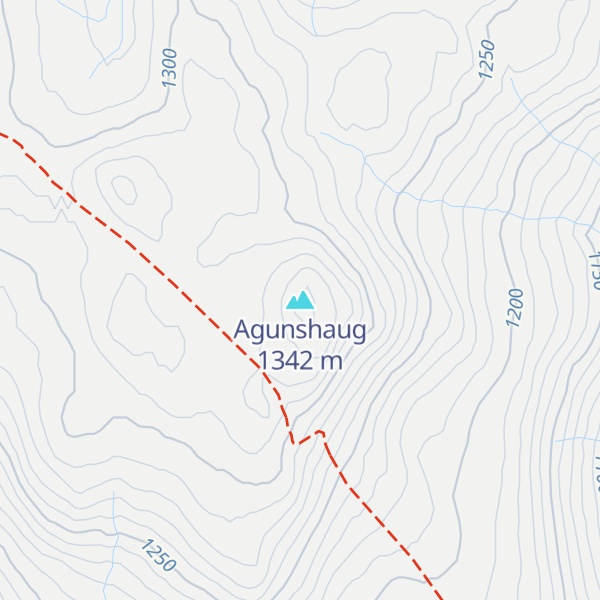 Map of Agunshaug
