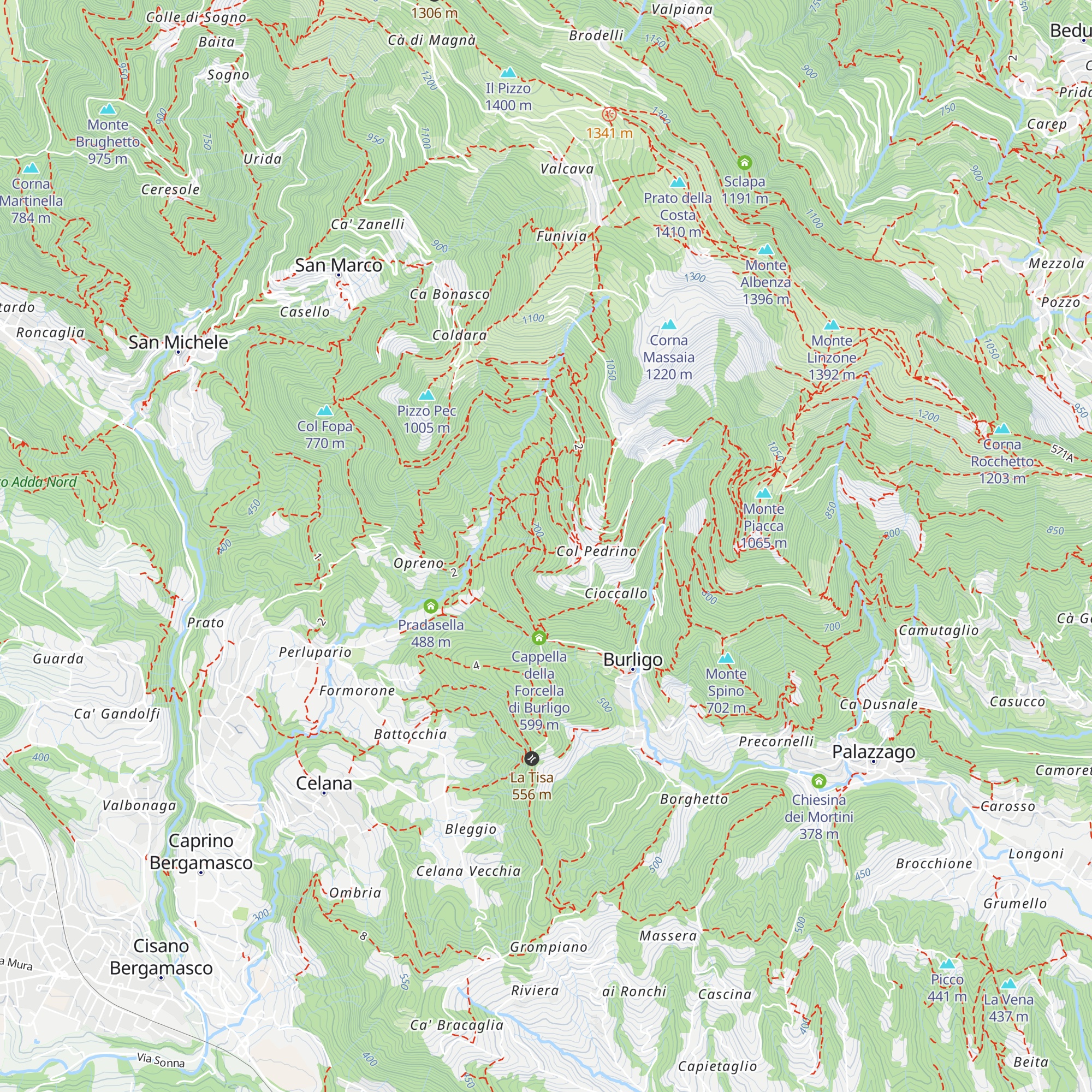 Ca Muracca map