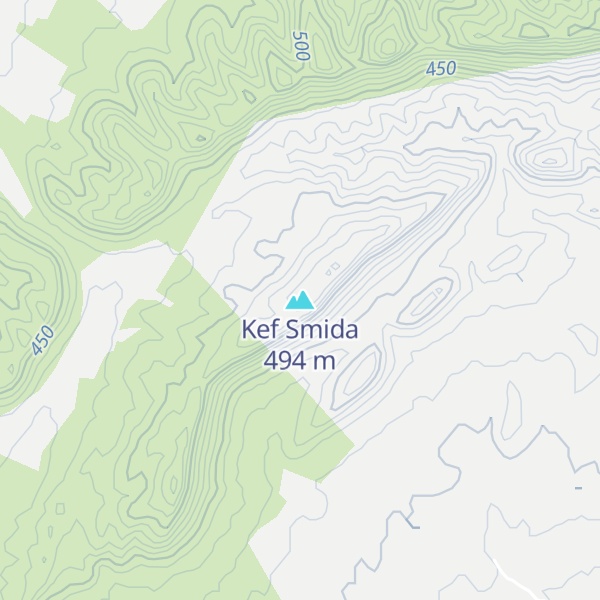 Map of Kef Smida