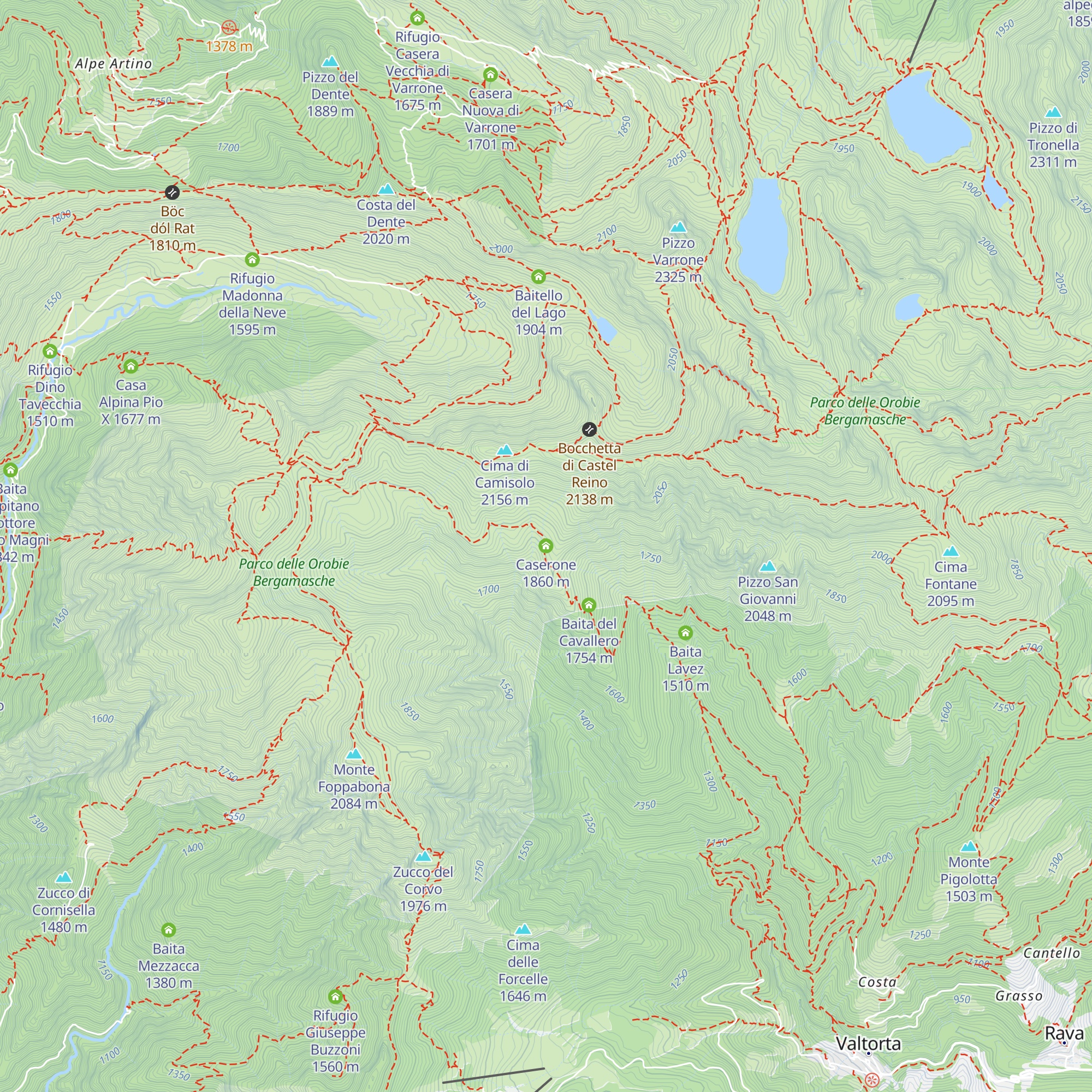 Caserone map