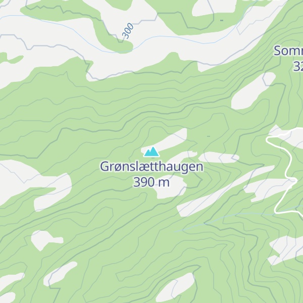 Map of Grønslætthaugen