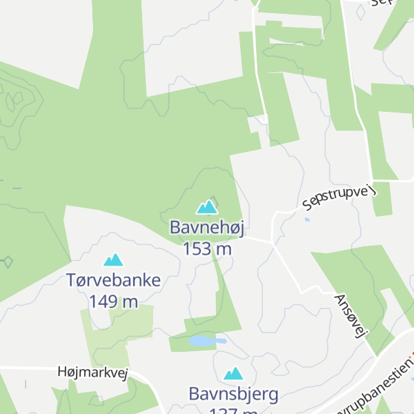 Map of Bavnehøj