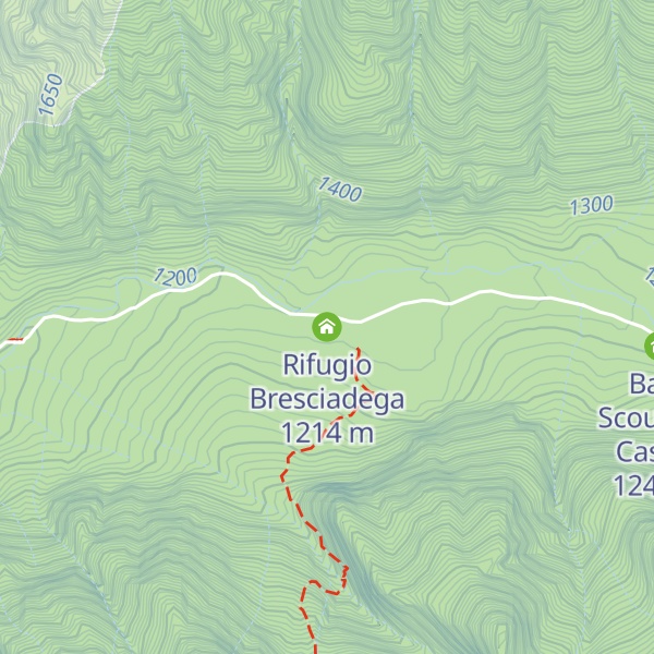 Map of Rifugio Bresciadega