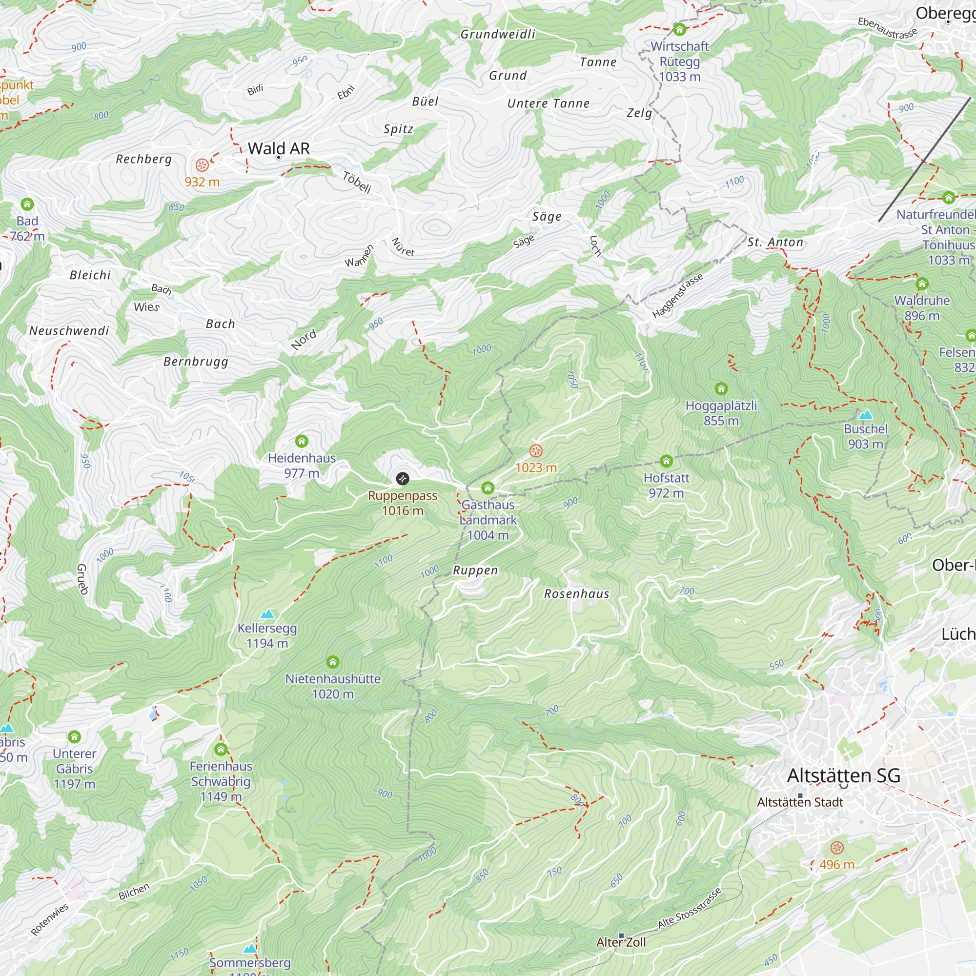 Gasthaus Landmark map