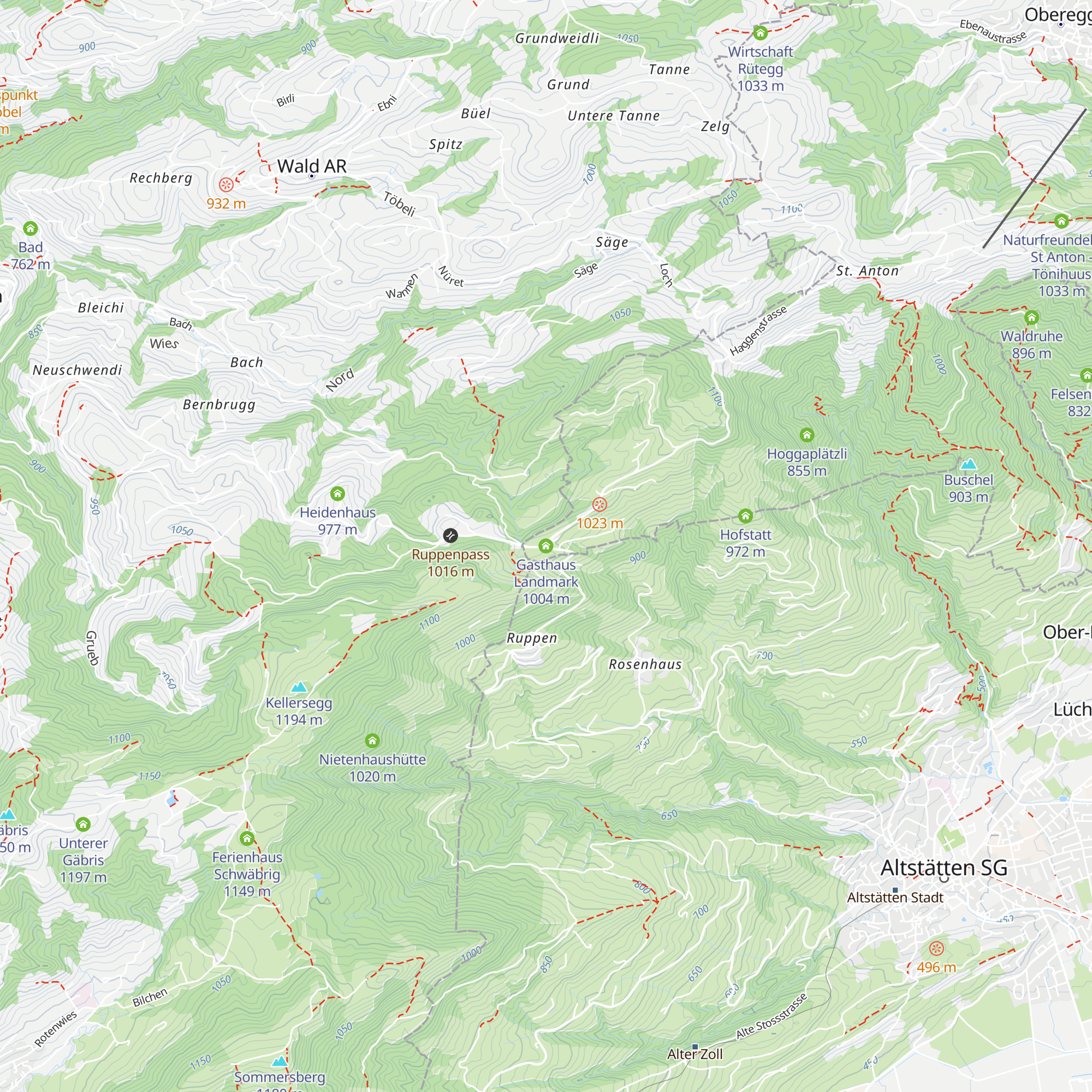 Gasthaus Landmark map