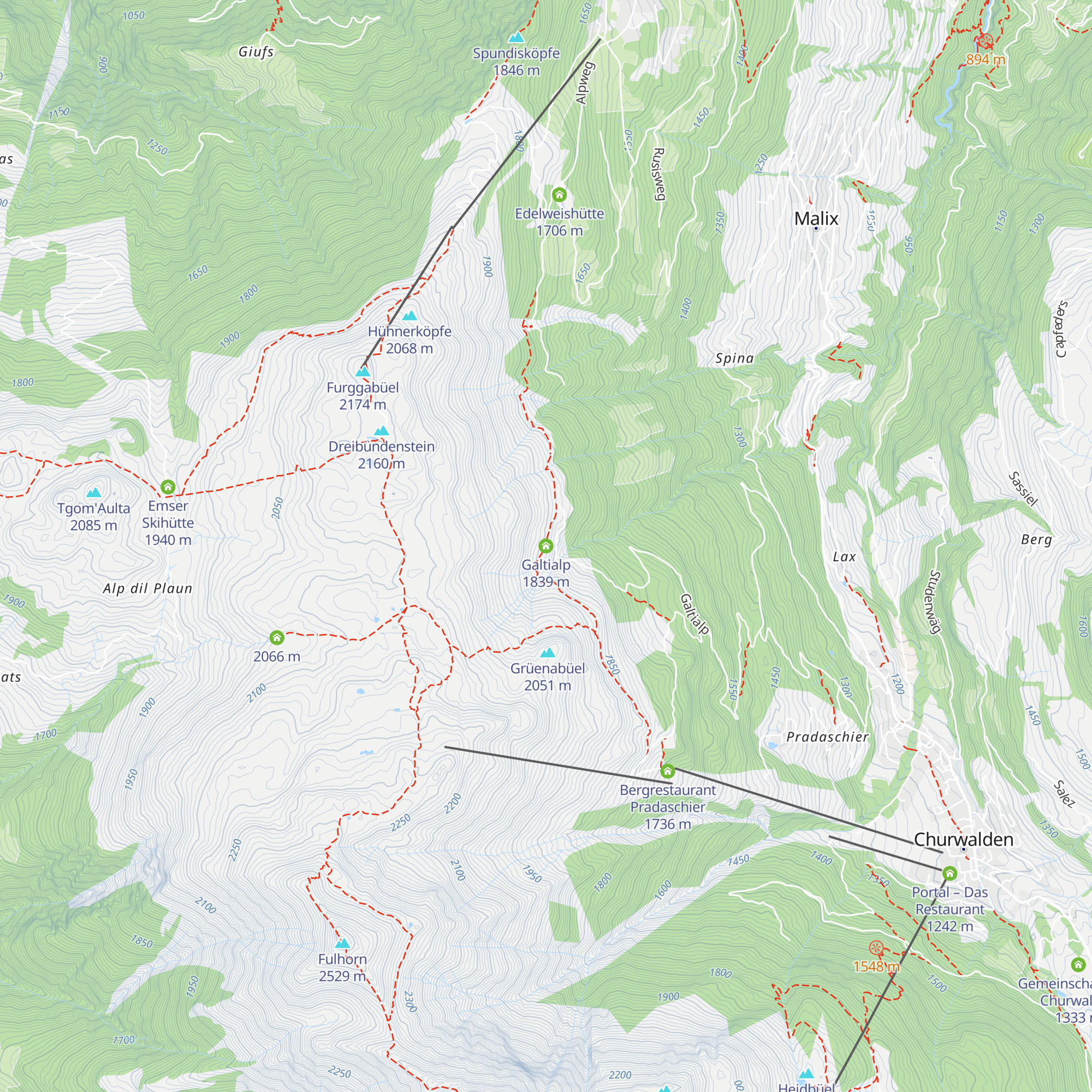 Galtialp map