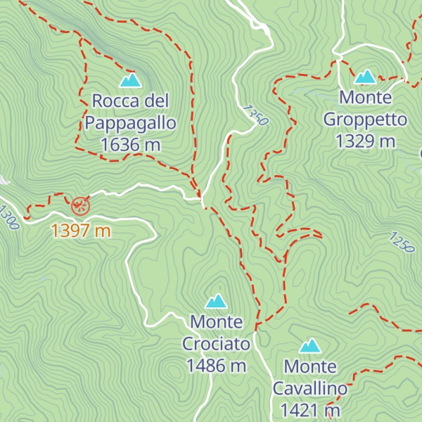 Map of Rifugio Faggio dei Tre Comuni