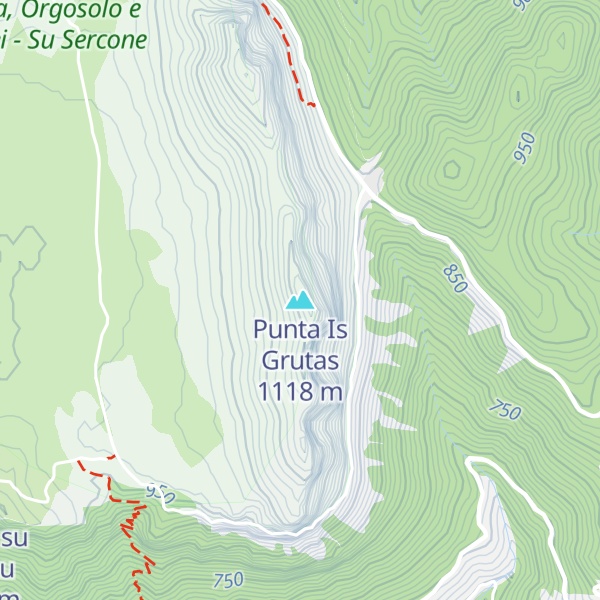 Map of Punta Is Grutas