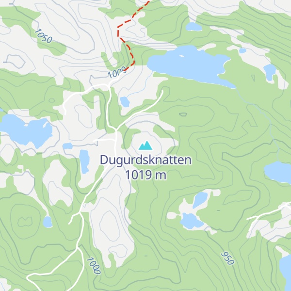 Map of Dugurdsknatten