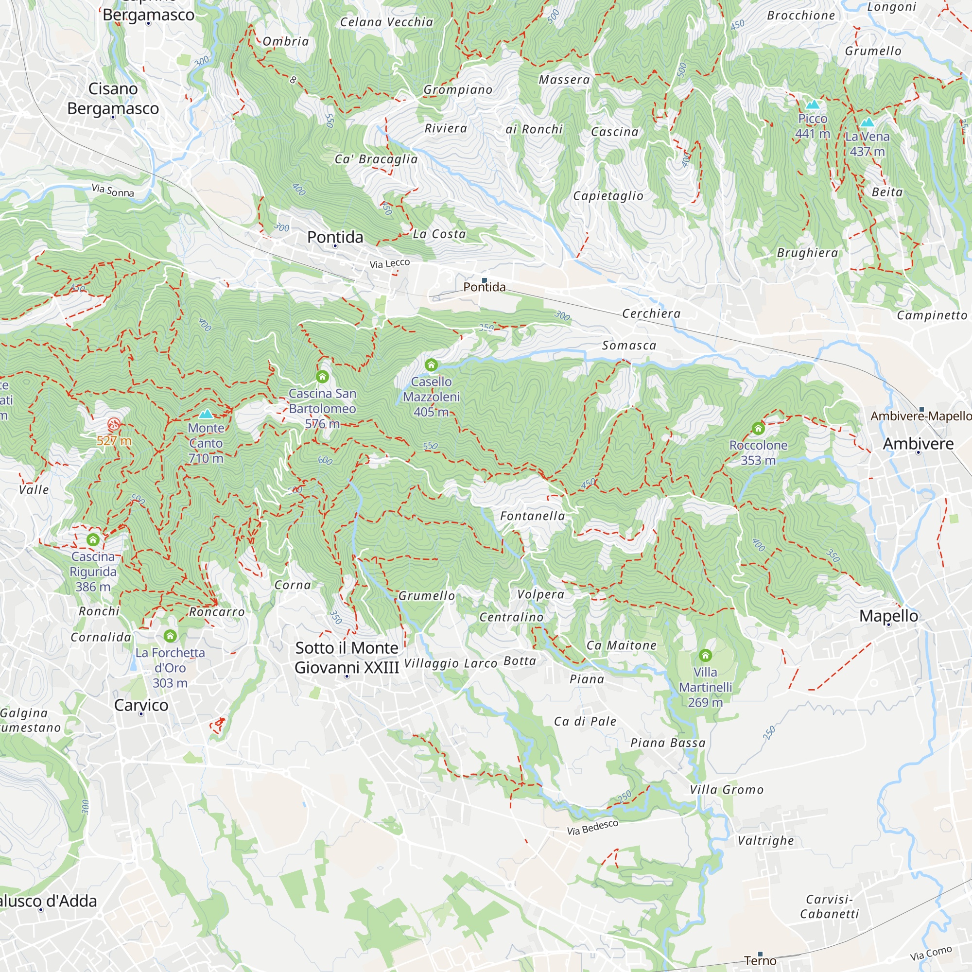 Agriturismo Cavril map