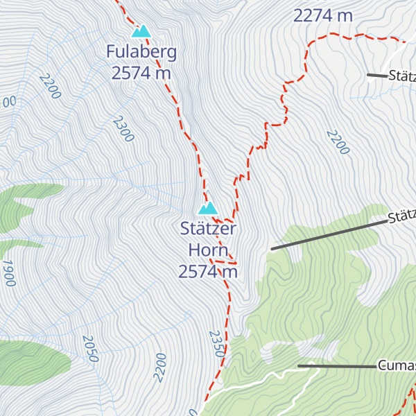 Map of Stätzer Horn