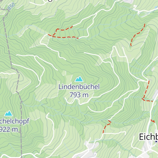 Map of Lindenbüchel