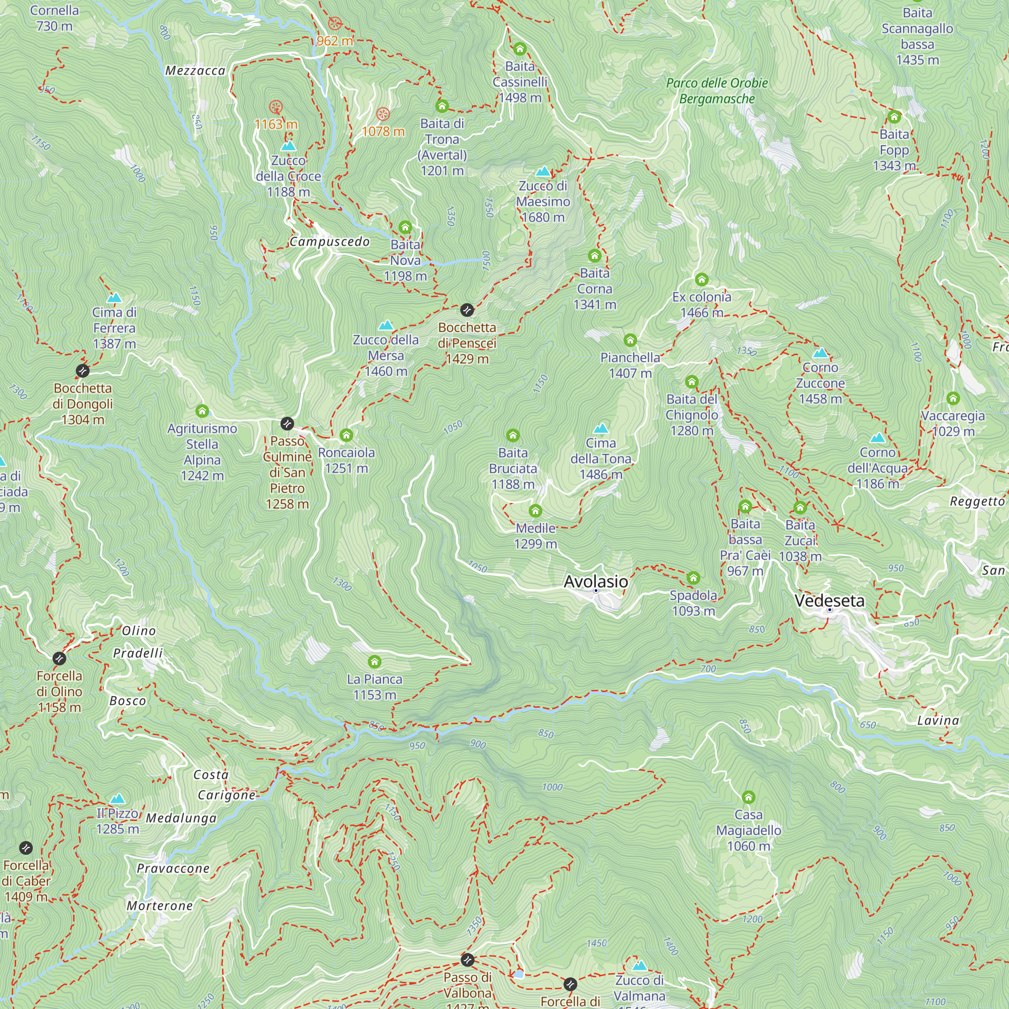 Baite di Prato Giugno map