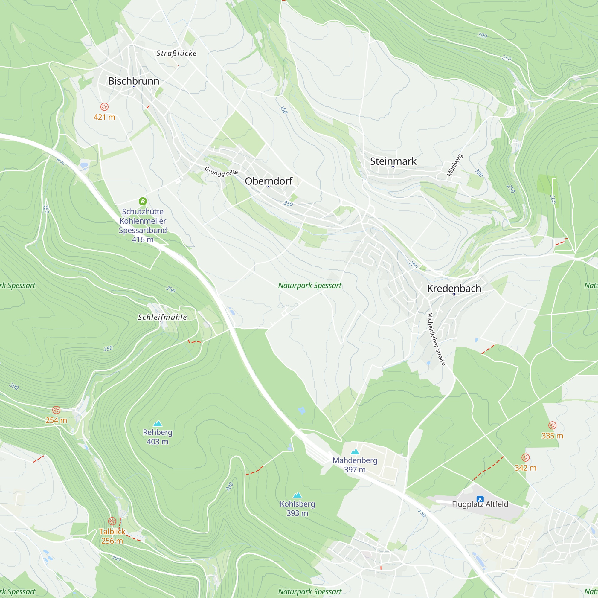 Fichtenhütte map