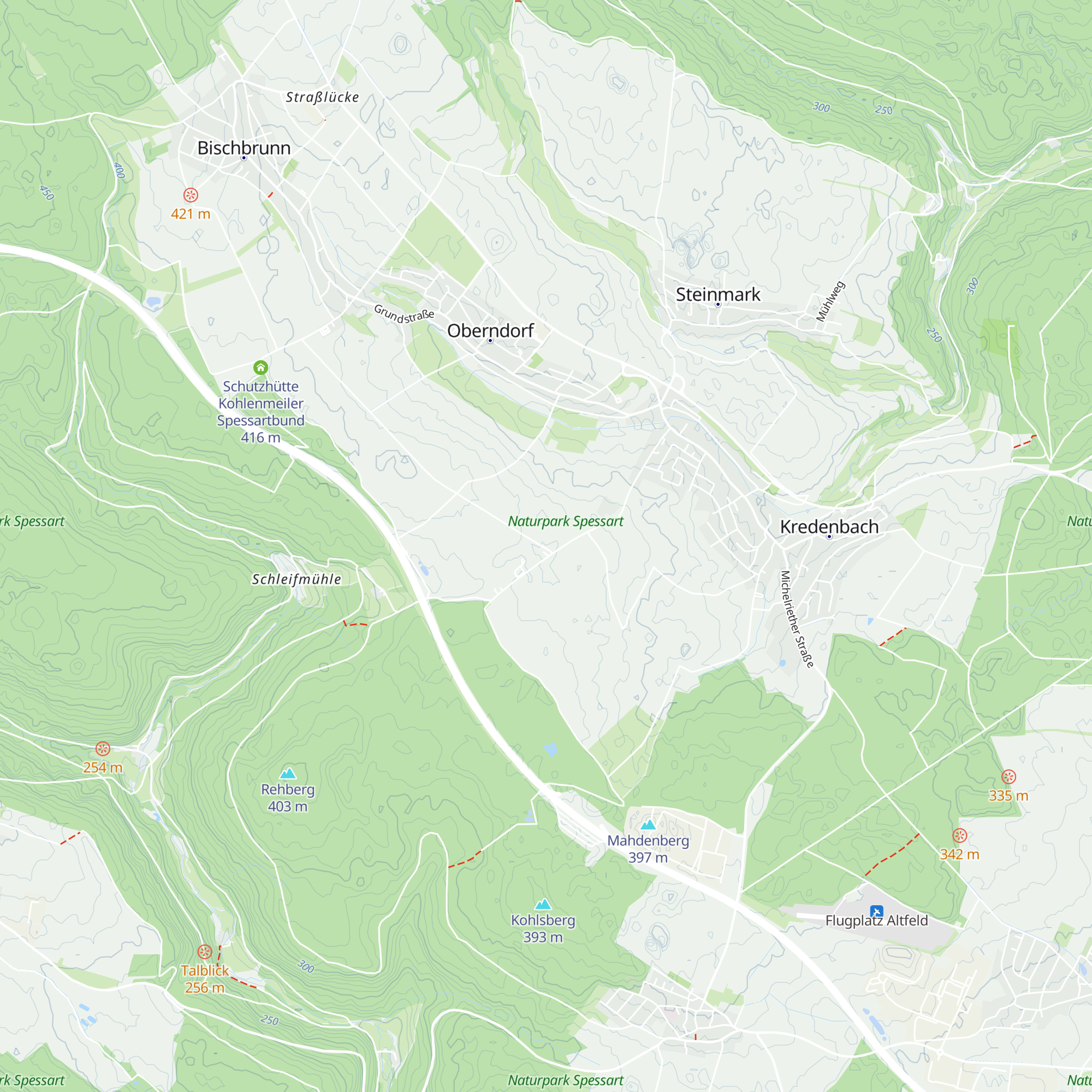Fichtenhütte map