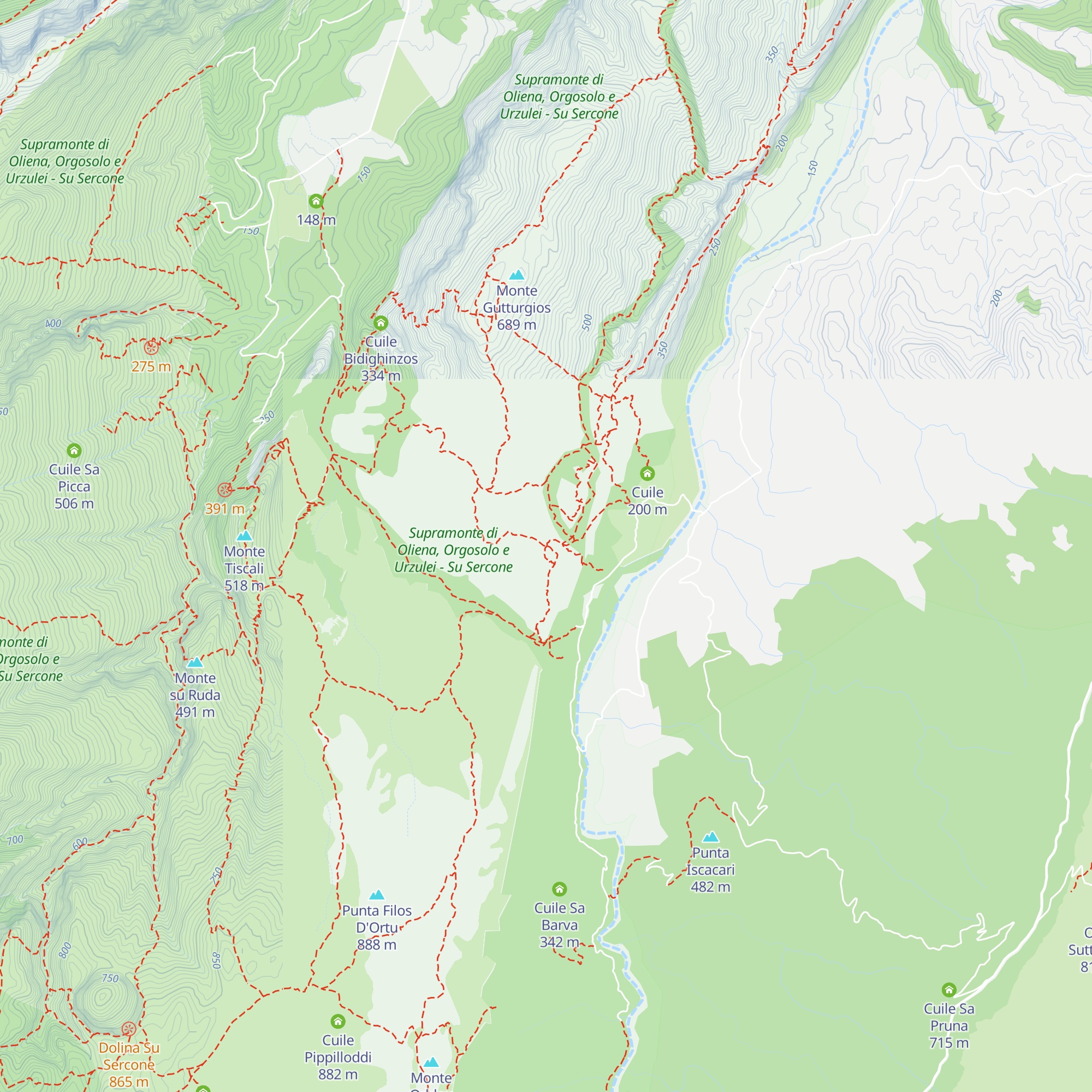 Cuile Sos Mojos map