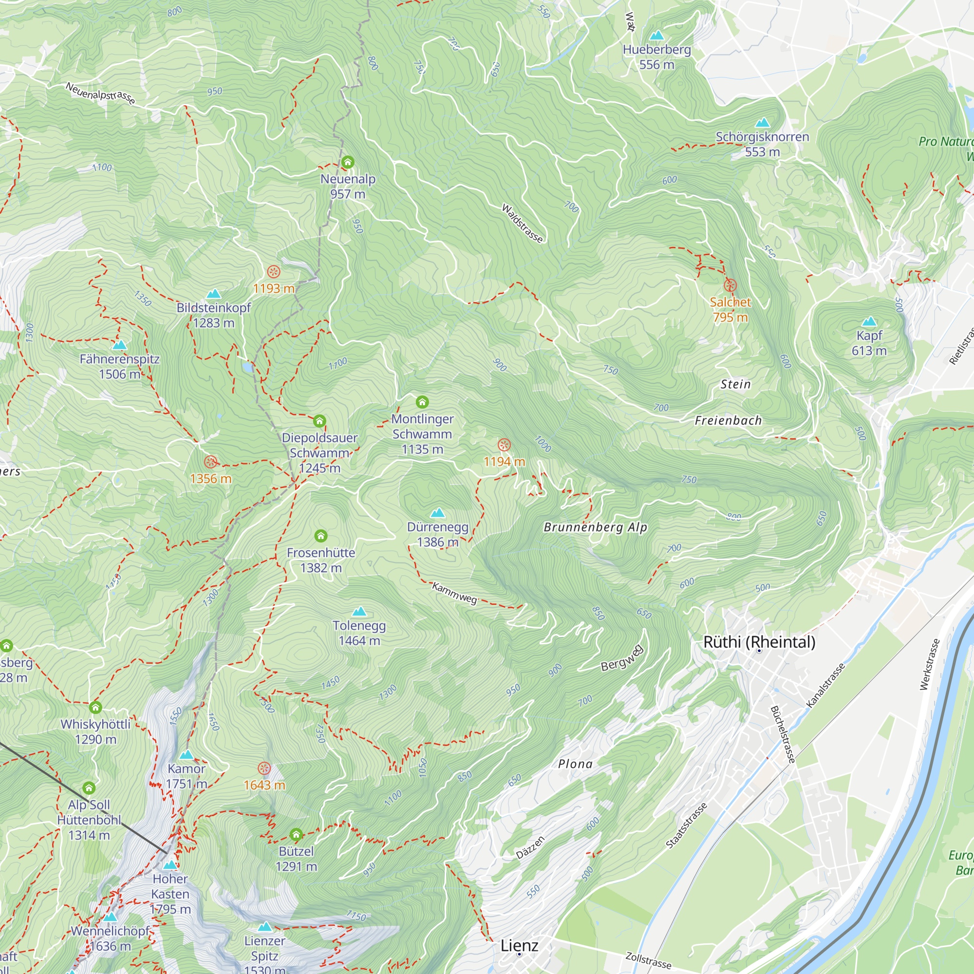 Inneralp map