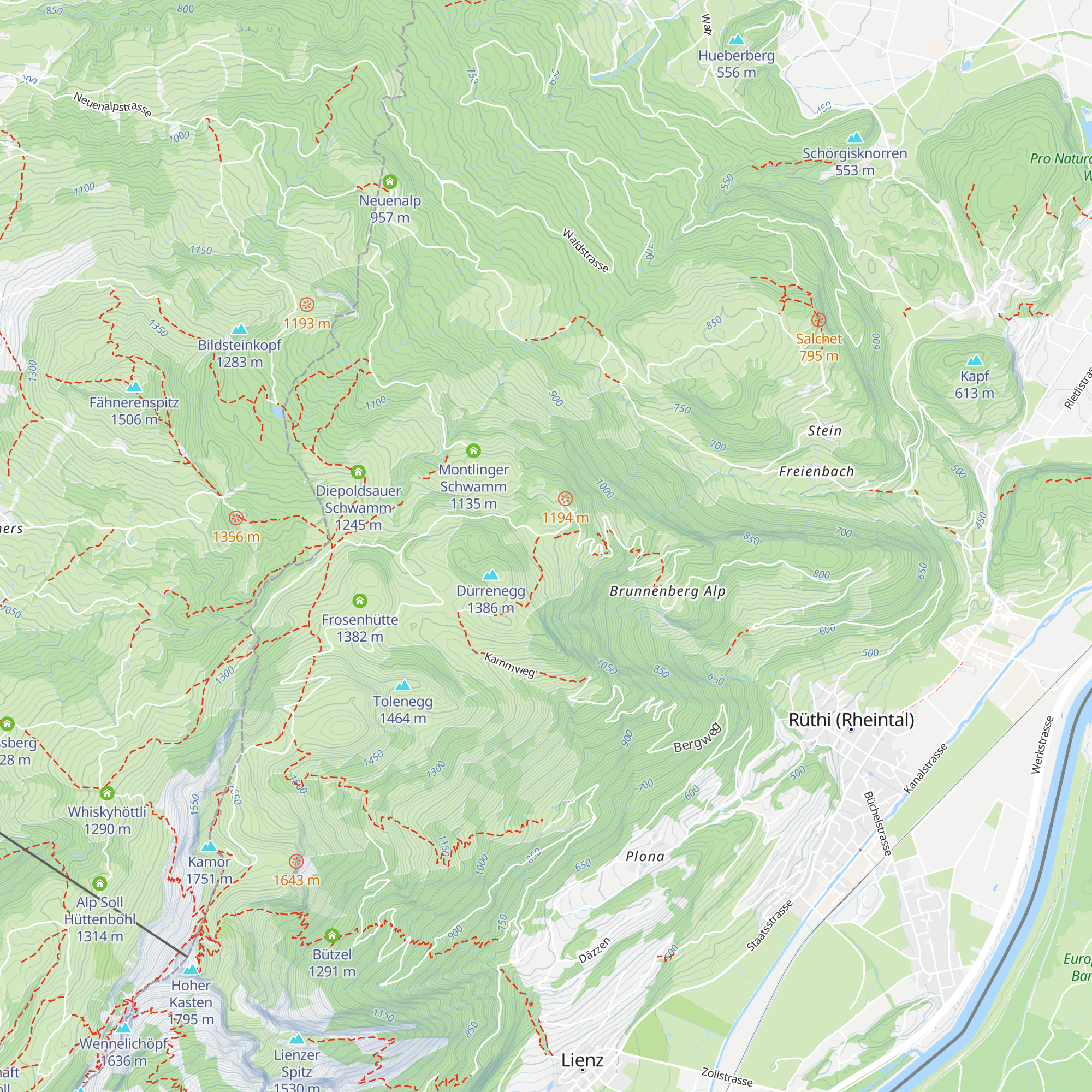 Inneralp map