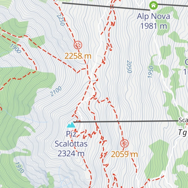 Map of June Hütte