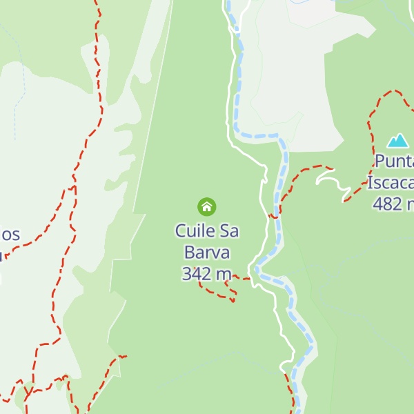 Map of Cuile Sa Barva