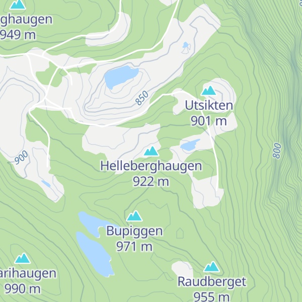 Map of Helleberghaugen