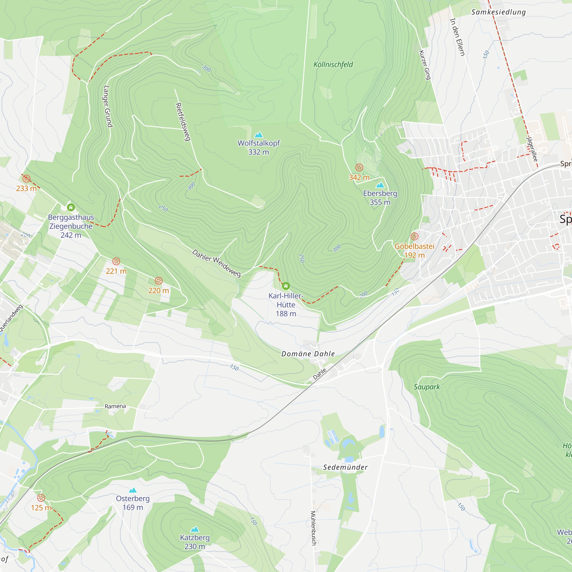 Karl-Hiller-Hütte map