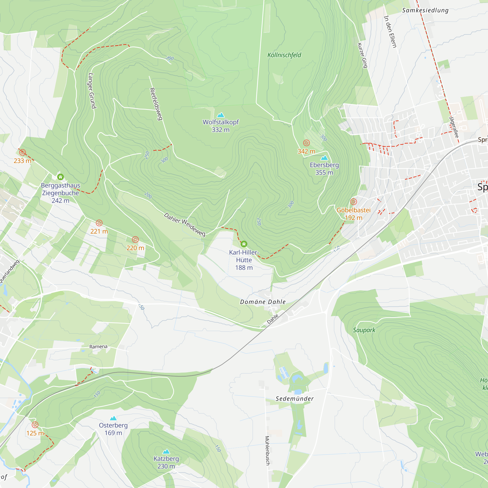 Karl-Hiller-Hütte map