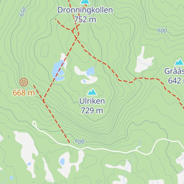 Map of Ulriken