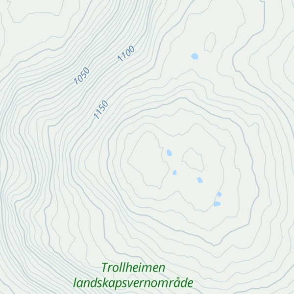 Map of Gråfjellet